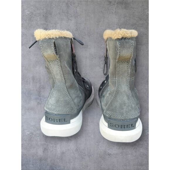 Sorel Women's Explorer Next Joan Suede Faux Fur Waterproof Boot Womens Sz 7.5 - Picture 4 of 6